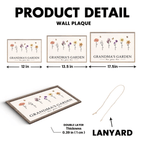 Grandma's Garden Love Grows Here Beautiful Birth Month Flower Gift For Grandma Mom Personalized Custom Wooden Plaque 684539 - DiyGiftly