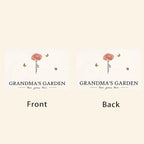 Grandma's Garden Love Grows Here Beautiful Birth Month Flower Gift For Grandma Mom Personalized Wallet Card 684539 - DiyGiftly