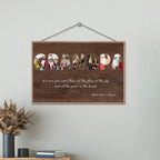Grandpa Custom Photo - Customizable Navy Vintage Background Custom Wooden Plaquet 733450 - DiyGiftly