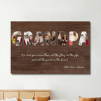 grandpa custom photo canvas personalized photo keepsake fathers day gift for grandpa