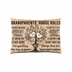 Grandparents House Rules - Personalized Pillow - Birthday & Christmas Gift For Grandma Grandpa 715186 - B - DiyGiftly