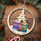 Grow Old Friends - Personalized Wooden Cutout Ornament 687426 - DiyGiftly