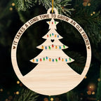 Grow Old Friends - Personalized Wooden Cutout Ornament 687426 - DiyGiftly