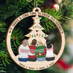 Grow Old Friends - Personalized Wooden Cutout Ornament 687426 - DiyGiftly