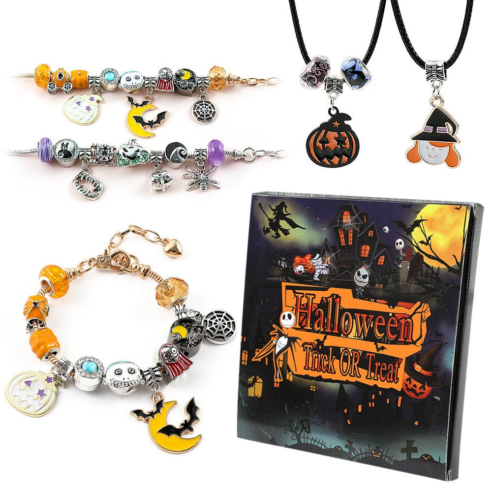 Halloween Charms Set – DIY Bracelets Jewelry Halloween Gifts for Kids - DiyGiftly