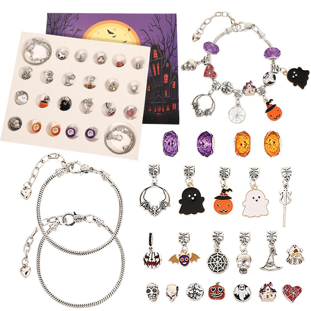 Halloween Charms Set – DIY Bracelets Jewelry Halloween Gifts for Kids - DiyGiftly