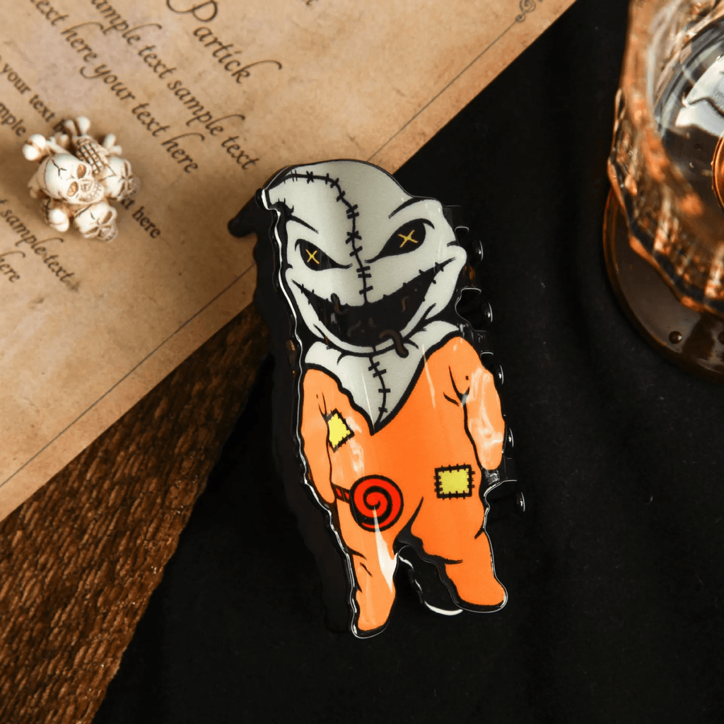 Halloween Clown Ghost Face Hair Clip Back Of The Head Hair Clip Shark Hair Clip Headdress Hairpin Ladies Halloween Gift - DiyGiftly