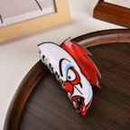 Halloween Clown Ghost Face Hair Clip Back Of The Head Hair Clip Shark Hair Clip Headdress Hairpin Ladies Halloween Gift - DiyGiftly