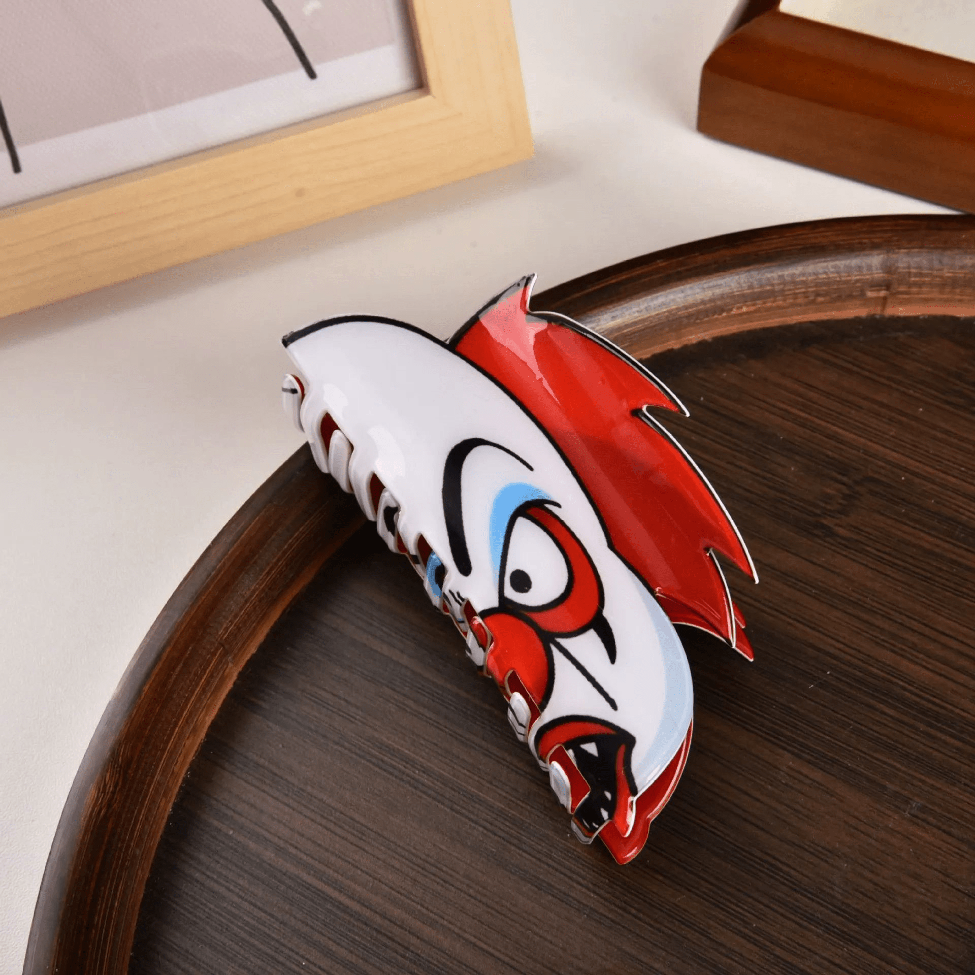 Halloween Clown Ghost Face Hair Clip Back Of The Head Hair Clip Shark Hair Clip Headdress Hairpin Ladies Halloween Gift - DiyGiftly