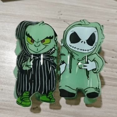 Halloween Clown Ghost Face Hair Clip Back Of The Head Hair Clip Shark Hair Clip Headdress Hairpin Ladies Halloween Gift - DiyGiftly