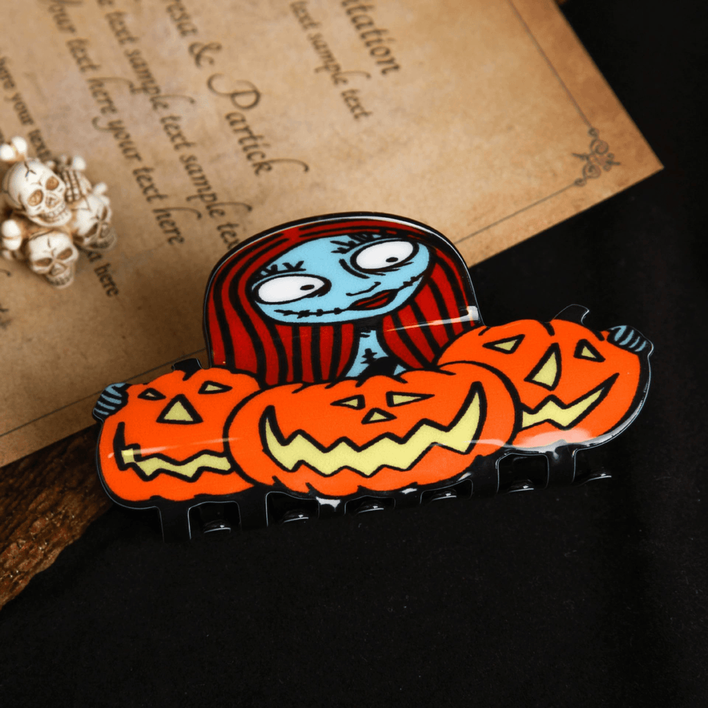 Halloween Clown Ghost Face Hair Clip Back Of The Head Hair Clip Shark Hair Clip Headdress Hairpin Ladies Halloween Gift - DiyGiftly