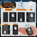 Halloween Mini Ghost Figures Glow - In - The - Dark Resin Figures With Box - DiyGiftly