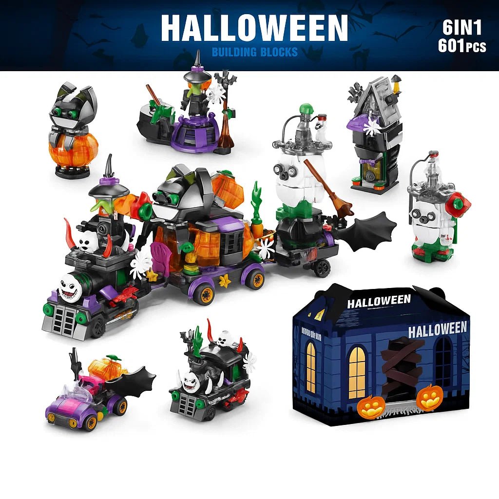 Halloween Theme Brick Figures – Creative Building Blocks Gift for Kids - DiyGiftly