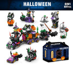 Halloween Theme Brick Figures – Creative Building Blocks Gift for Kids - DiyGiftly