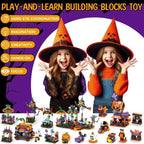 Halloween Theme Brick Figures – Creative Building Blocks Gift for Kids - DiyGiftly
