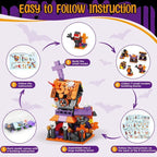 Halloween Theme Brick Figures – Creative Building Blocks Gift for Kids - DiyGiftly