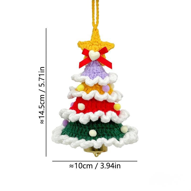 Hand - Knitted Christmas Tree Ornaments Home Decor Christmas Decorations Gift - DiyGiftly