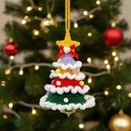 Hand - Knitted Christmas Tree Ornaments Home Decor Christmas Decorations Gift - DiyGiftly