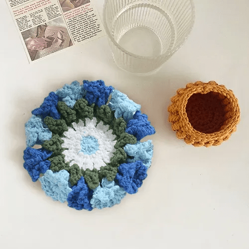 blooming garden coaster set as a housewarming gift