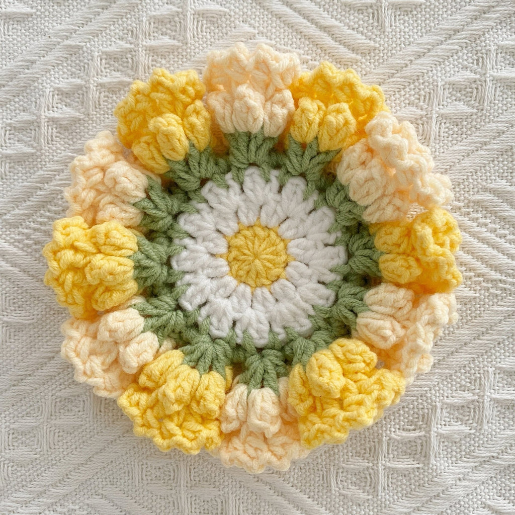 coaster set handmade crochet as a housewarming gift