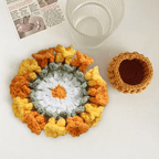 coaster set handmade crochet as a new home gift