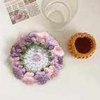 coaster set handmade crochet keepsake for coffee table decor