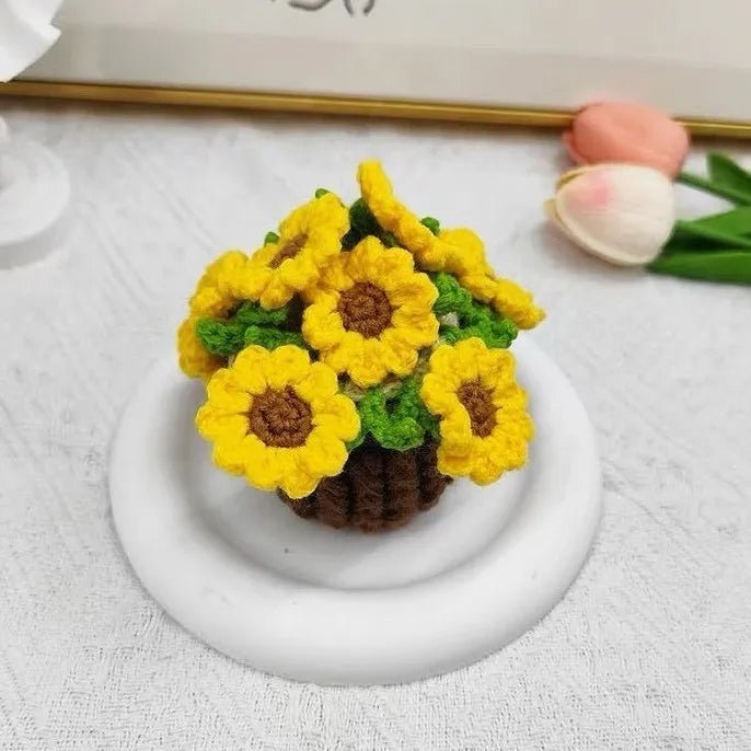 handmade crochet coaster keepsake for coffee table decor