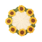 handmade crochet coaster as a new home gift