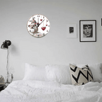 grandma love custom name wooden wall clock for living room decor
