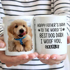 Happy Father's day To The World's Best Dog/Cat Dad - Gift for Dad, Funny Personalized Cat Mug 37856768 - DiyGiftly