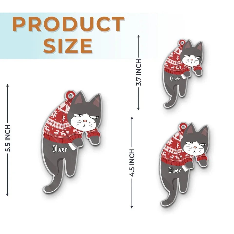 Have Yourself A Very Meowy Christmas - Cat Personalized CustomOrnament - Acrylic Custom Shaped - Christmas Gift For Pet Owners,Pet Lovers 671234 - 670673 - DiyGiftly