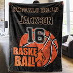Hearts together, the ball is more powerful - personalized blanket 750634 - DiyGiftly