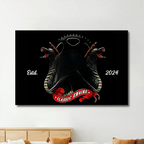 Helmet Of Biker - Personalized Poster or Canvas With Name and Year 746937 - 747663 - DiyGiftly