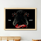 Helmet Of Biker - Personalized Poster or Canvas With Name and Year 746937 - 747663 - DiyGiftly