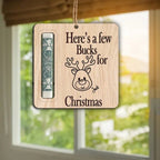 Here A Few Bucks For Christmas Money Holder Ornament Personalized Gift 689588 - DiyGiftly