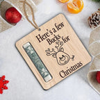 Here A Few Bucks For Christmas Money Holder Ornament Personalized Gift 689588 - DiyGiftly