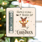 Here’s A Few Bucks For Christmas Wood Money Holder Ornament 689330 - DiyGiftly