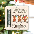 Here’s A Few Bucks For Christmas Wood Money Holder Ornament 689330 - DiyGiftly