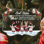 Here's To Another Year Of Bonding Over Alcohol - Personalized Friends Ornament 677901 - DiyGiftly