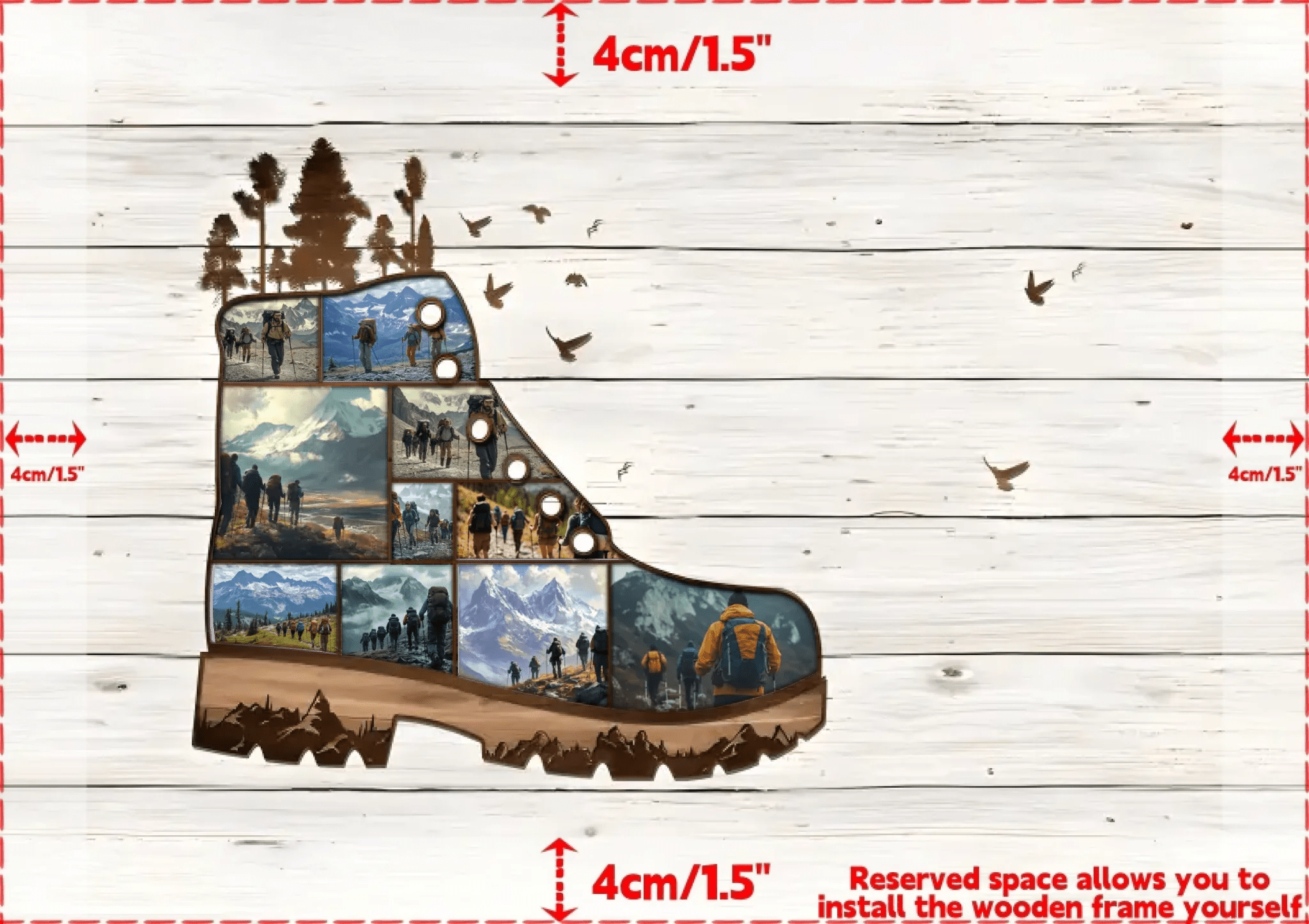 Hiking Photo - Personalized Poster - Gift for Friends,Hiking Lover 745773 - 745794 - DiyGiftly