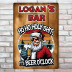 Ho Ho Holy Shit - Personalized Bar Sign With Name 741295 - 741324 - DiyGiftly