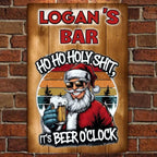 Ho Ho Holy Shit - Personalized Bar Sign With Name 741295 - 741324 - DiyGiftly