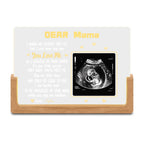 personalized acrylic led night light custom photo name keepsake lamp with custom photo