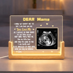 personalized acrylic led night light custom photo name keepsake lamp