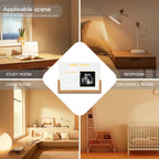 personalized acrylic led night light custom photo name keepsake lamp with custom photo with baby name