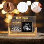 personalized acrylic led night light custom photo name keepsake lamp with custom photo for nursery decor