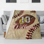 Holding a football, victory in my heart - personalized blanket 750640 - DiyGiftly