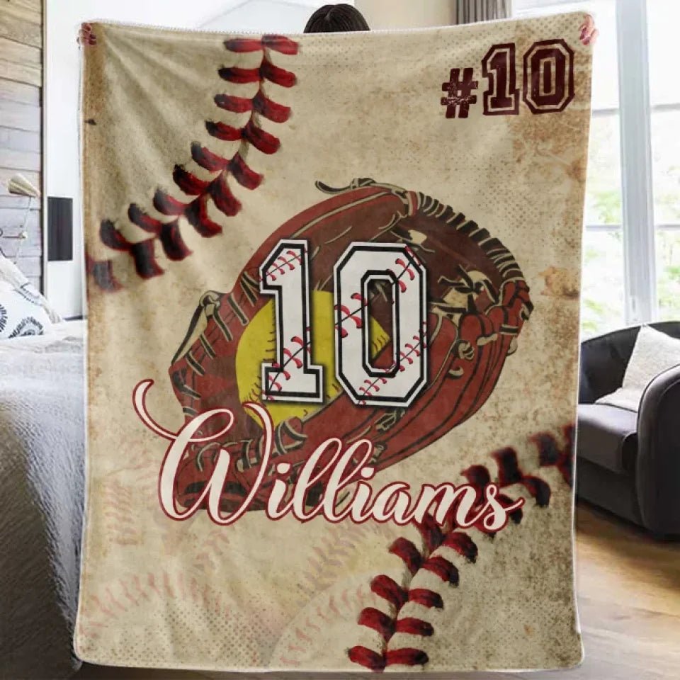Holding a football, victory in my heart - personalized blanket 750640 - DiyGiftly