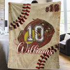 Holding a football, victory in my heart - personalized blanket 750640 - DiyGiftly