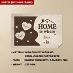 Home Is Where Mom Is - Personalized Customized Canvas Poster - Gift For Family Members 754134 - 754309 - DiyGiftly